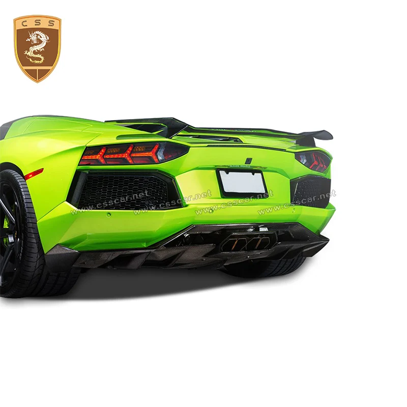 

Carbon Wing Front Lip For Aventador LP700 V Style Carbon Fiber GT Spoiler Front lip Body kit Trim Accessories