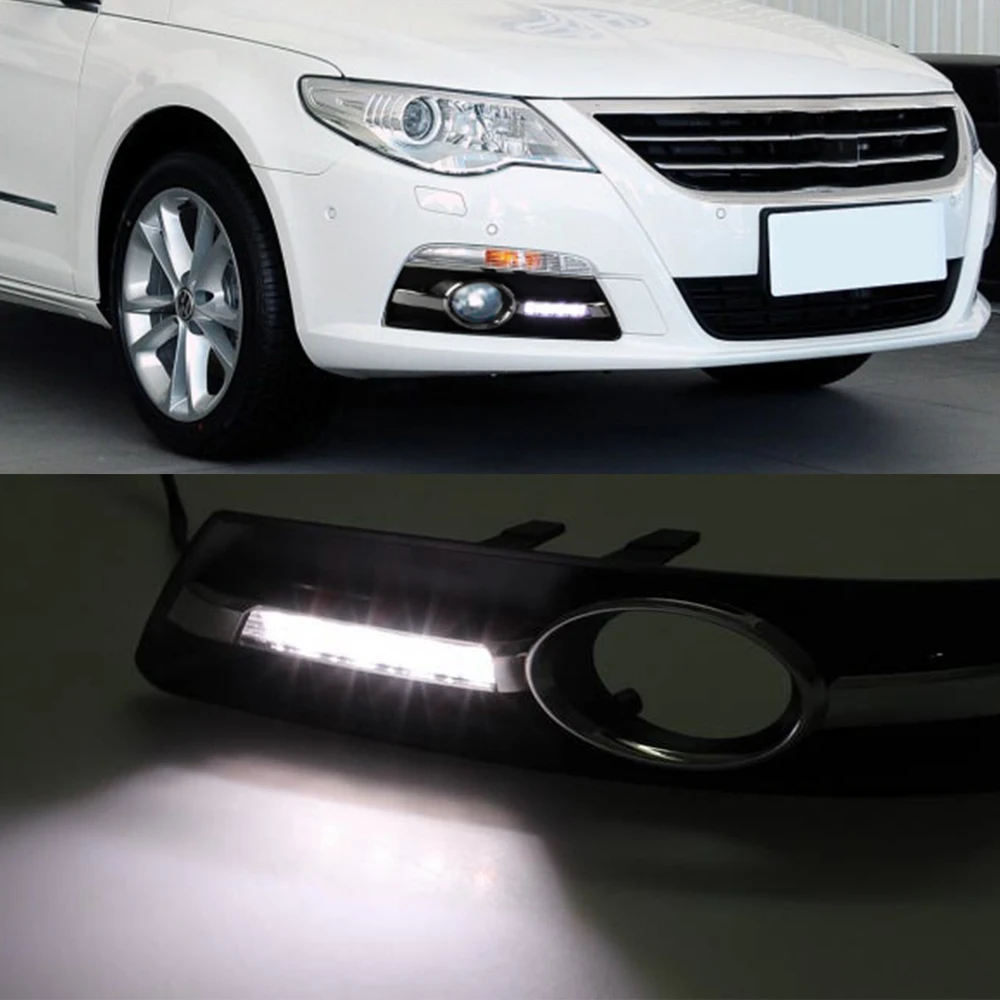 Автомобильная проблесковая 1 комплект для Volkswagen Passat CC 2009 2010 2011 2013 светодиодный DRL