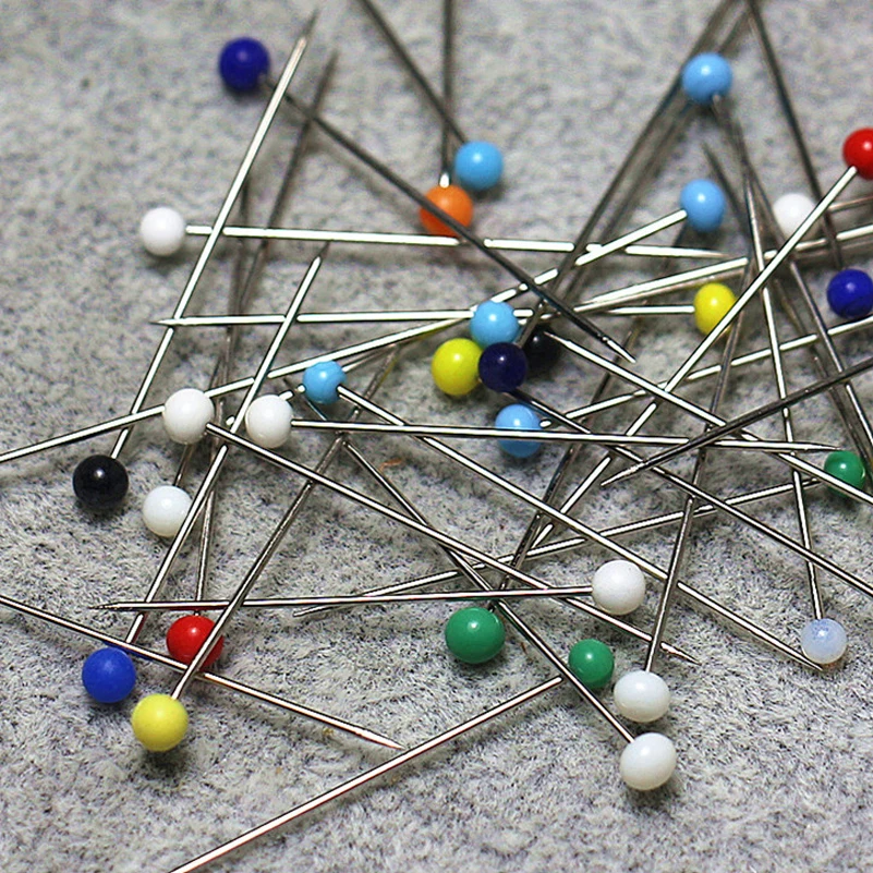 50/100 шт многоцветные/белые швейные штифты прямые для изготовления платьев