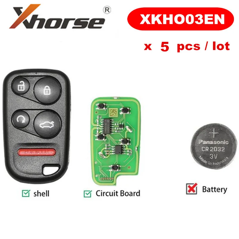 Универсальный дистанционный ключ XHORSE xjo03en для Honda брелок ключа VVDI с дистанционным