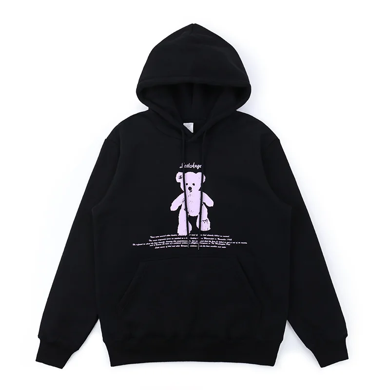 

Fgss Menswear | autumn winter 2021 new national fashion bear print hip hop loose sweater for men and women
