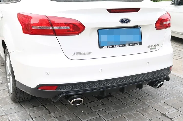 Для Focus Задний Спойлер ABS задний бампер диффузор защитные бамперы для Ford After хром