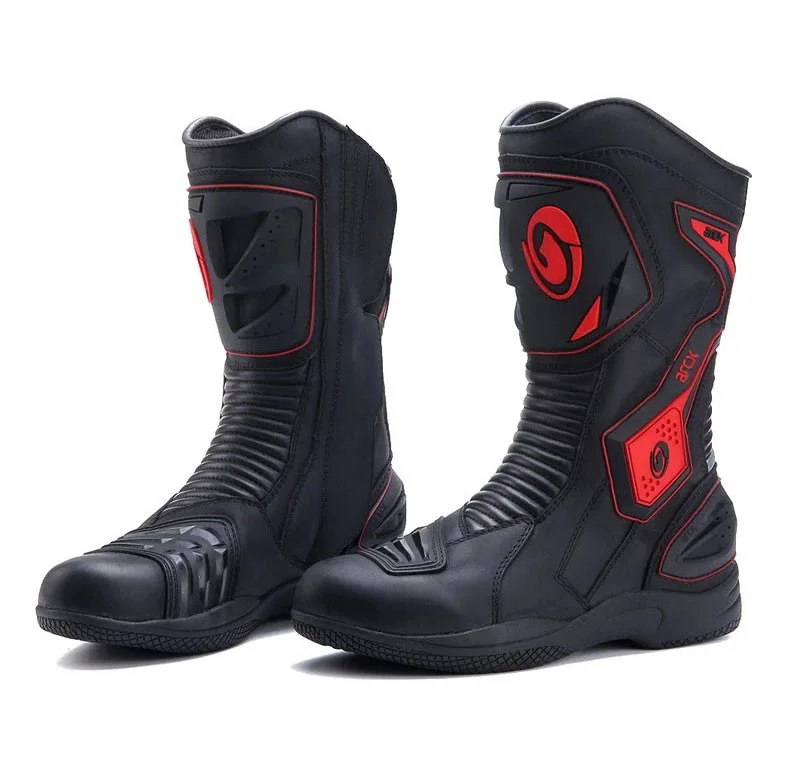 Мотоботы ARCX Водонепроницаемые кожаные сапоги уличные туристические размеры 39
