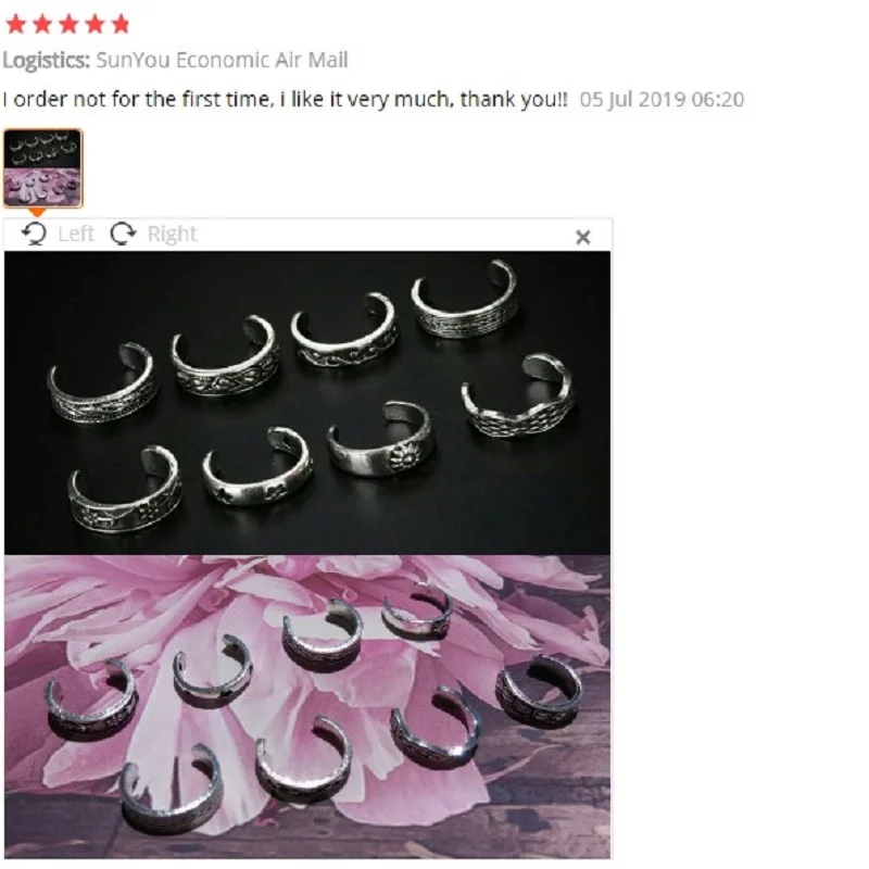 8 шт./компл. регулируемое Кулак Кольца для ног новая Бохо С декоративной резьбой