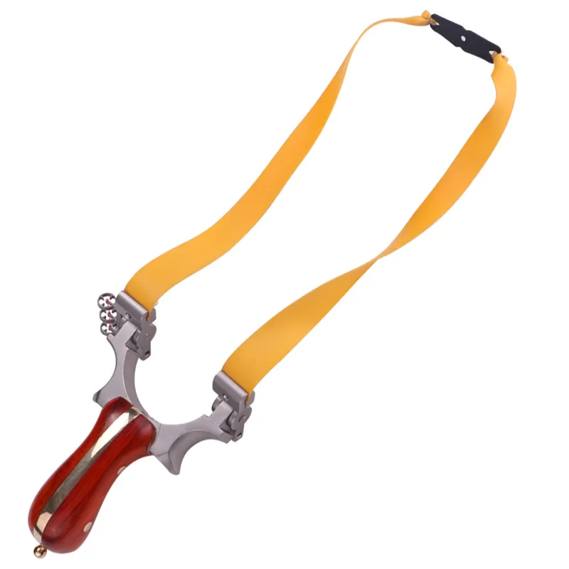 

The Catapult Equipped With Laser Aiming can Rotate the Head of the Catapult for More Precise Aiming Stainless Steel Slingshot
