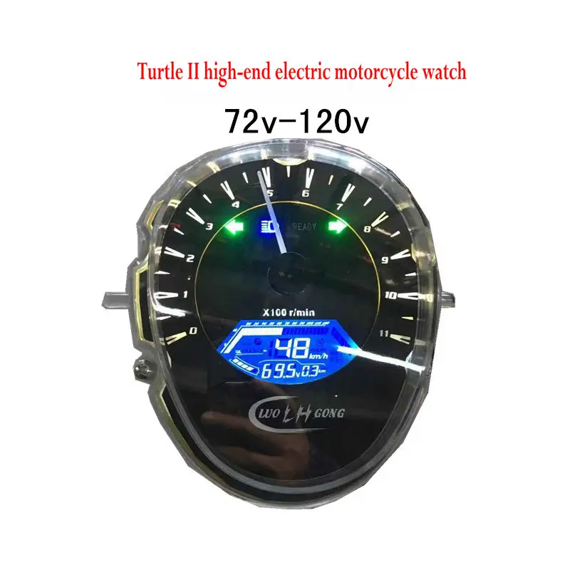 

60v72v96v120V LCD DISPLAY Tortoise Meter Fighting Speedometer Wide Voltage INSTRUMENT ELECTRIC SCOOTER CONVERSION PART