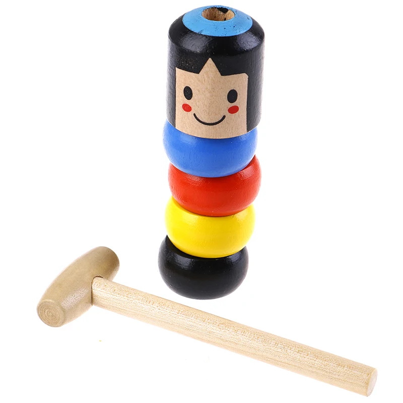

2021 Immortal Daruma Unbreakable Wooden Man Magic Toy Magic Tricks Close Up Stage Magic Magic Wooden Man Props Fun Toy Accessory