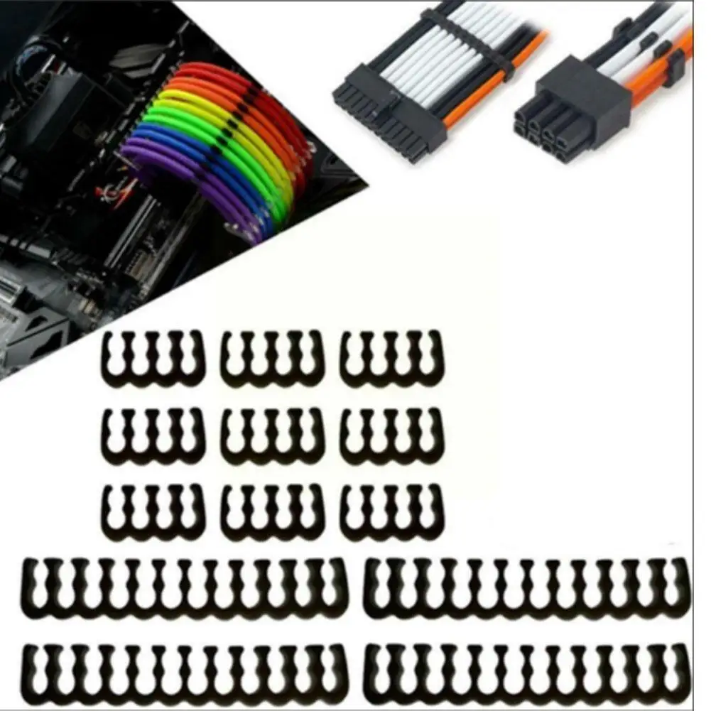 

8/24 Holes Black/white Cpu Eps Graphics Card Line Comb Combs Hot! Cable Open Set Extension J7u7