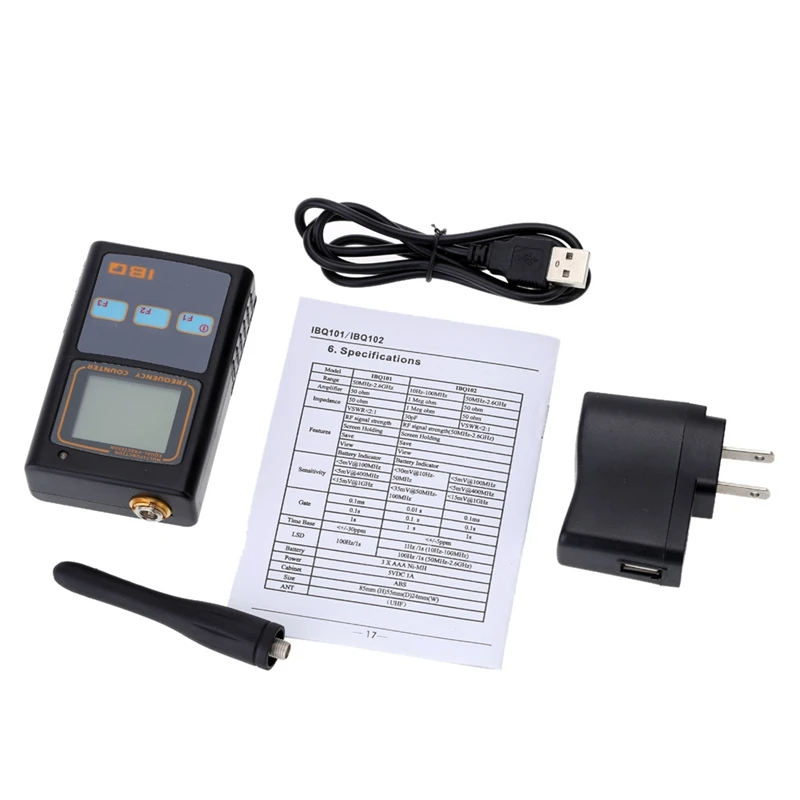 

Mini Handhold Frequency Meter Lcd Display Frequency Counter For Two Way Radio Transceiver Gsm 50 Mhz-2.6 Ghz