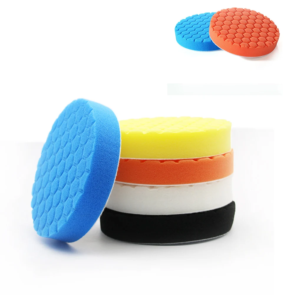 3/4/5/6/7 Inch Buffing Sponge Polishing Pad Hand Tool Kit For Car Polisher Wax | Автомобили и мотоциклы