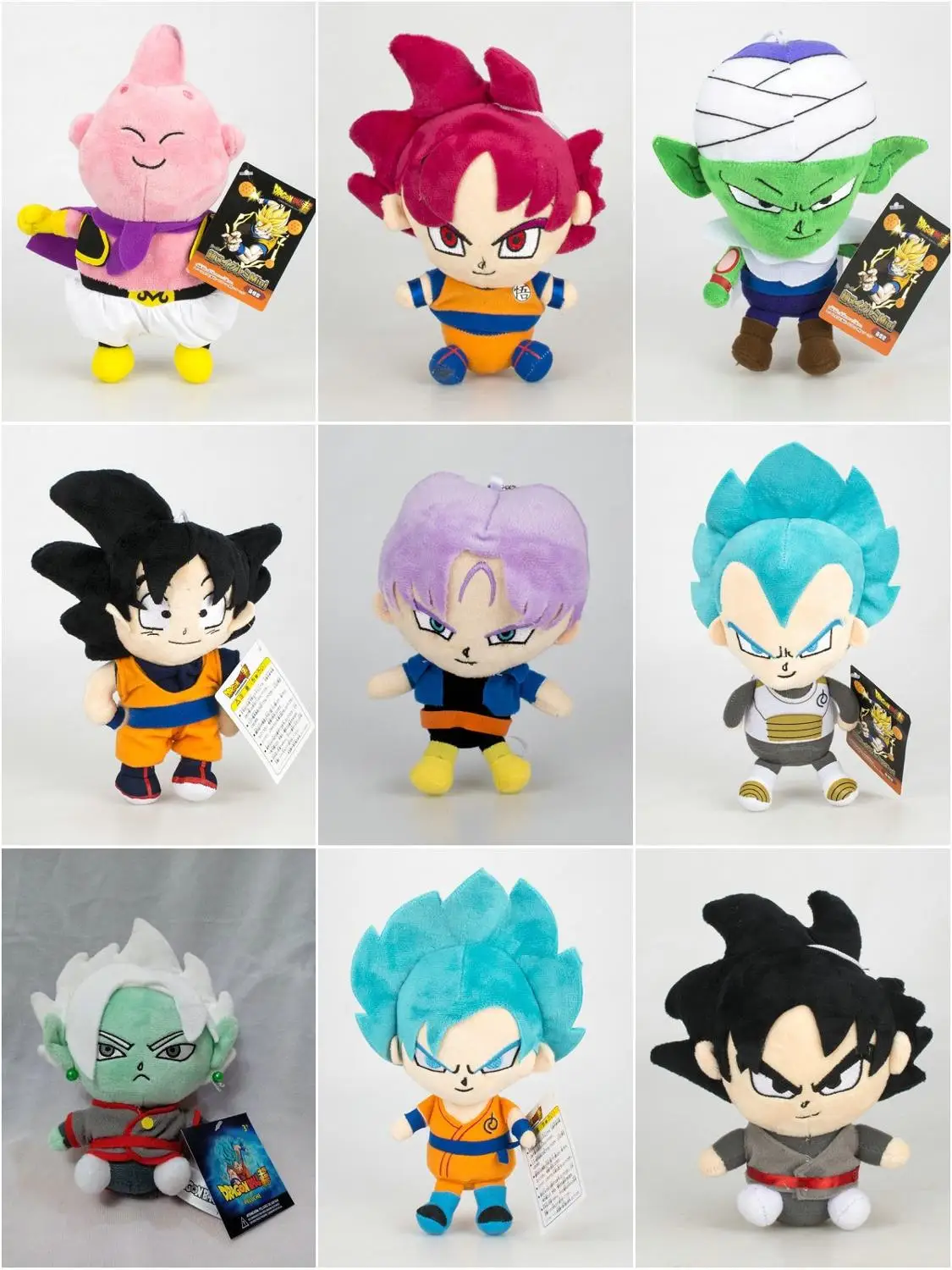 Чучела Dragon Ball Super Zamasu Goku Black Vageta Blue Супер Saiyan God Piccolo Future trunks плюшевый кулон в форме куклы игрушка детский подарок