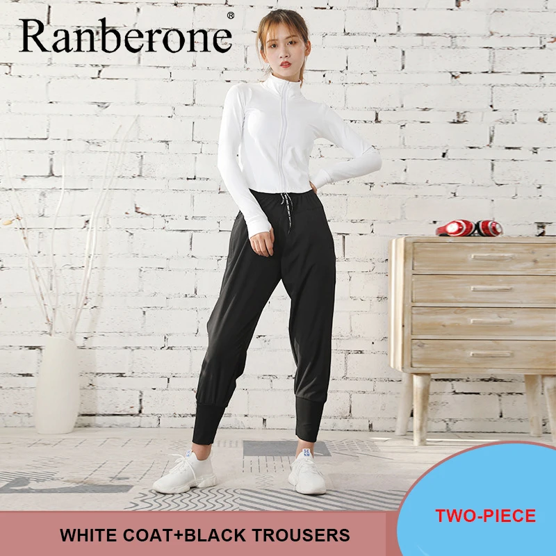 New Women's Tracksuit Yoga Sets Women Gym Quick Dry Fitness Suit Long Sleeve Shirt+Seamless Leggings Workout Running Clothing