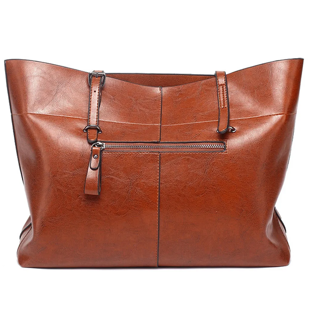 2019 новая Ретро сумка модная Большая вместительная женская сумка-скраб на плечо