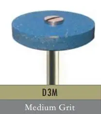D3M 2 шт./лот Стоматологическая лаборатория алмазная полировальная машинка боры сверла зубные режущие диски абразивные инструменты для полировки циркония вся керамика - Цвет: D3M
