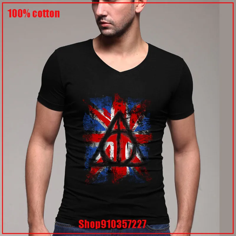 Великобритания Дары Смерти Гарри Поттер-Любовь Лето Горячая Распродажа футболка