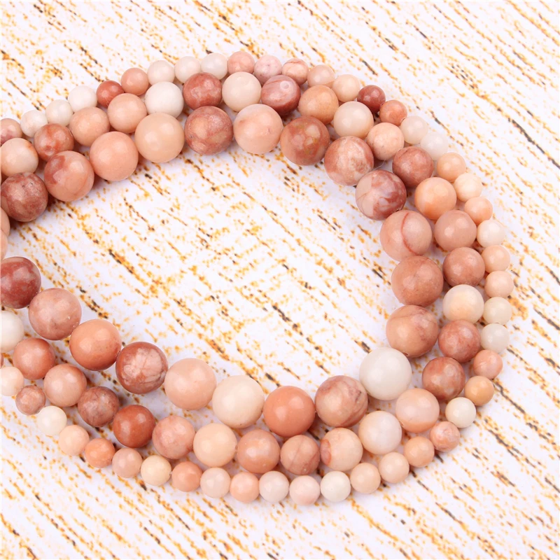 

4 6 8 10 12 MM Fandongling Natural Stones Round Loose Beads For Jewelry Making Bracelet Necklace Diy