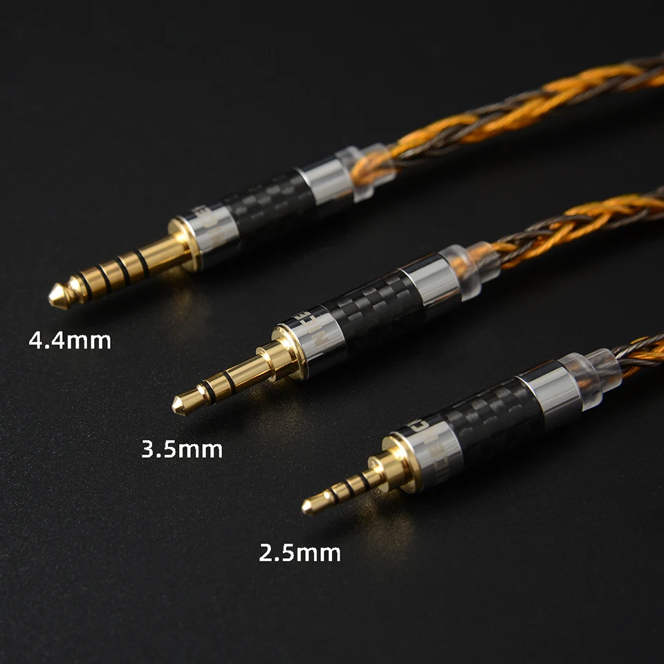 NICEHCK C8-1 8 Core посеребренный 2 5/3 5/4 4 мм сбалансированный кабель до 0 75 78 2pin/mmcx