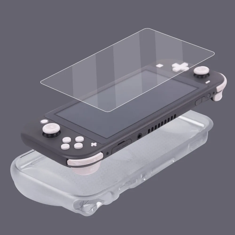 Мягкий ТПУ чехол CHINFAI для shand Switch Lite эргономичный Нескользящий Резиновый защитный чехол-подставка для NS Switch Lite мини-консоль