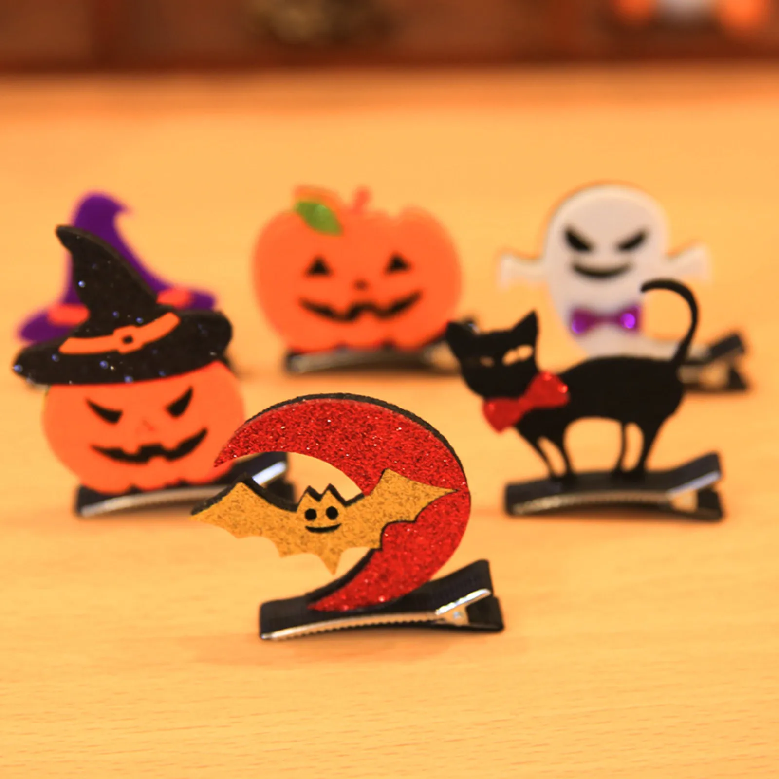 

Зажимы для волос на Хэллоуин для взрослых и детей