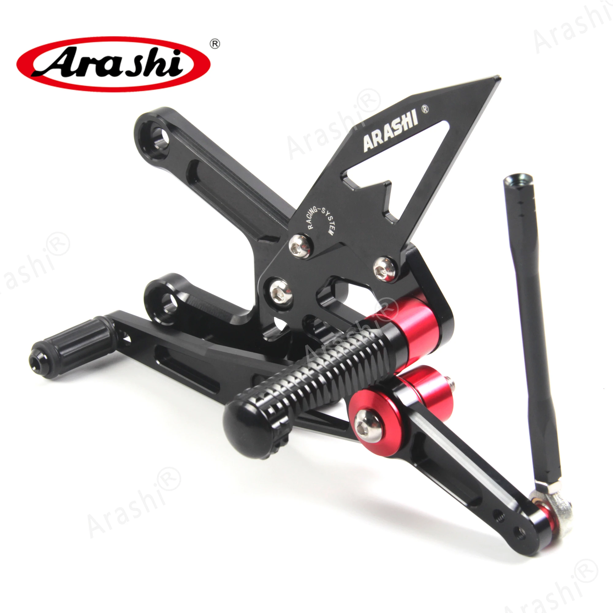 Arashi Регулируемая подставка для ног YZF R6 2017- 2021 CNC YAMAHA 2017 2018 2019 2020 наездник задний