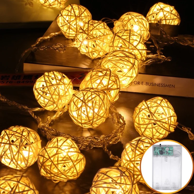 

Sepak Takraw's String Lights LED Lights Home Decoration Wedding Decoration Garland Fairy Lights Battery-powered Decoration