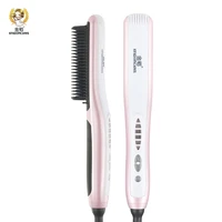 kd388c straight hair comb straightener straight volumes dual use does not hurt the hair artifact straightening plate curlers