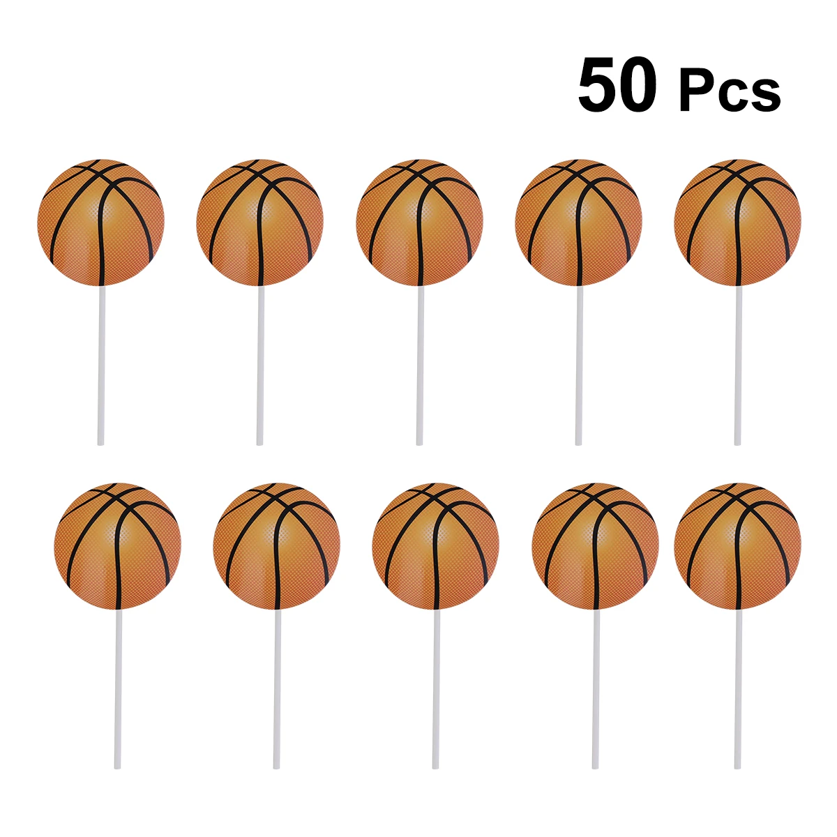 50 шт. Топпер для торта баскетбольная форма фруктовые декоративные палочки еды