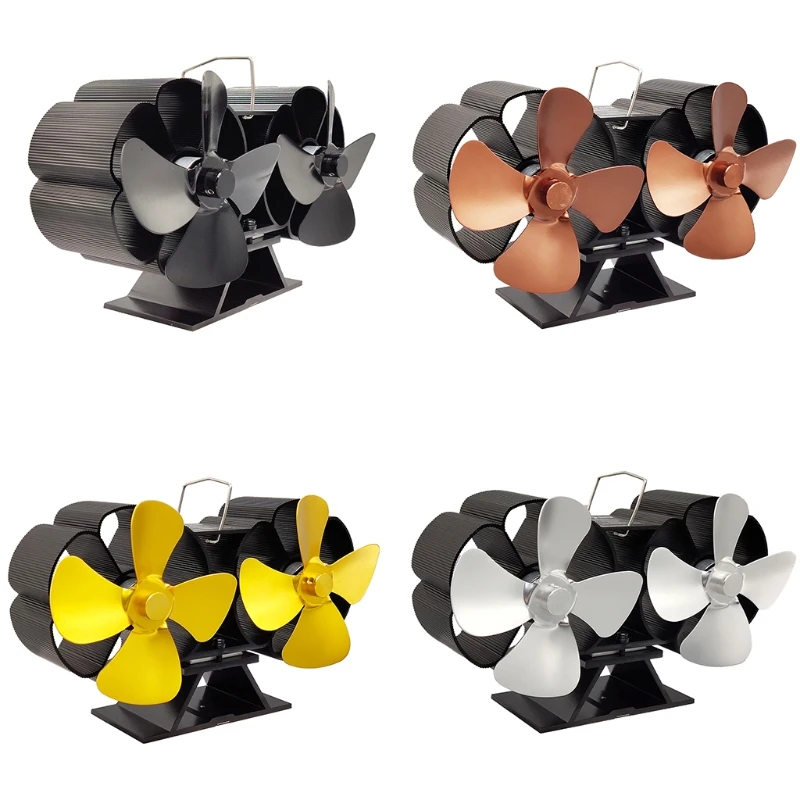 

Heat Powered 8-Blade Stove Fan Eco Friendly and Efficient Wood Stove Fan BG708 Wood Fireplace Fan for Wood Burning