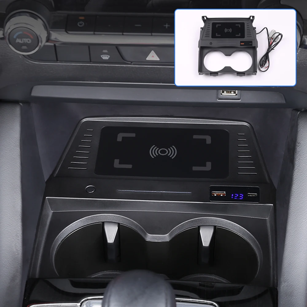 

Автомобильные аксессуары, подходит для Mazda3 Axela BP 2019 2020 2021 мобильный телефон 15W QI, беспроводной адаптер для зарядного устройства, держатель дл...
