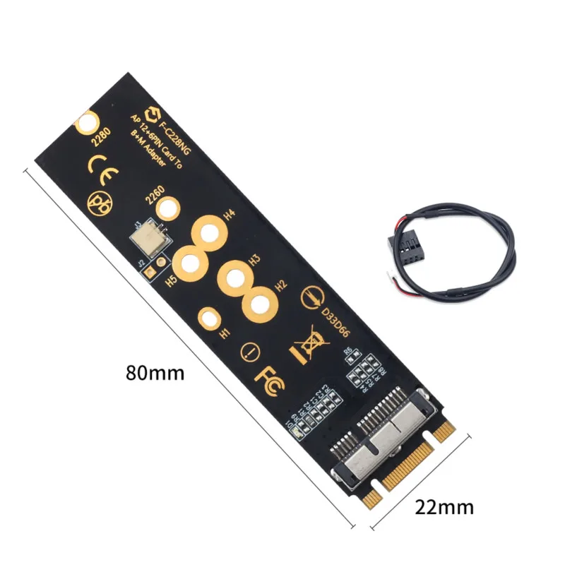 BCM94360CD BCM94360CS2 BCM943602CS Wifi беспроводная карта M.2 NGFF ключ B + M адаптер для Mac OS сетевая Wlan
