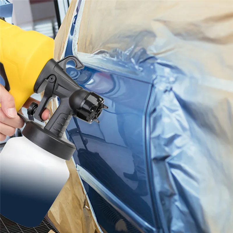 400 Вт Высокое напряжение Электрический распылитель 800 мл канистра для краски