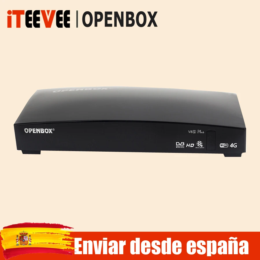 1 шт. Openbox V8S Plus Smart HD Freesat PVR спутниковый ТВ приемник приставка двойной ЦП 3G Youporn CCCAMD