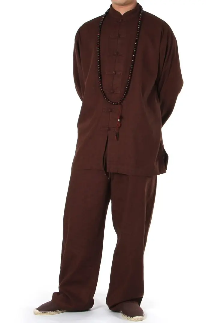 Унисекс осенне Весенняя плотная льняная и хлопковая форма для медитации zen Lay