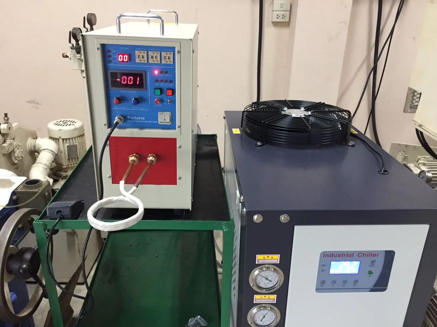 3 фазы 380V 25KVA промышленные индукционные нагреватели для подогрева