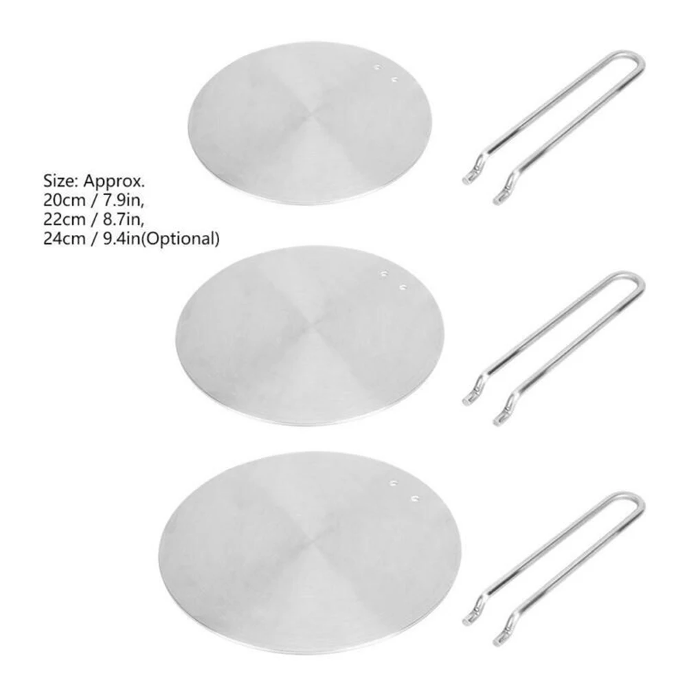 

Durable Stainless Steel Induction Cooker Heat Diffuser Induction Plate Adapter Converter Gas Kitchen Electric Cooker Plate