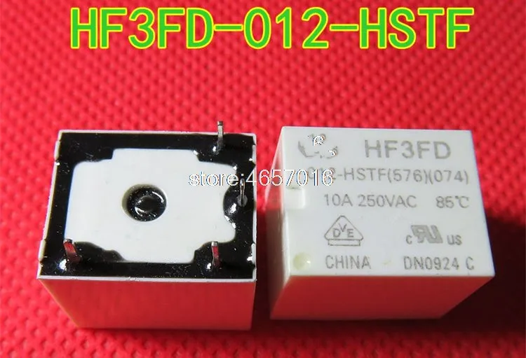 

10 шт./лот HF3FD-012-HSTF реле 4-pin 12V 10A HF3FA-012-HTF HSF