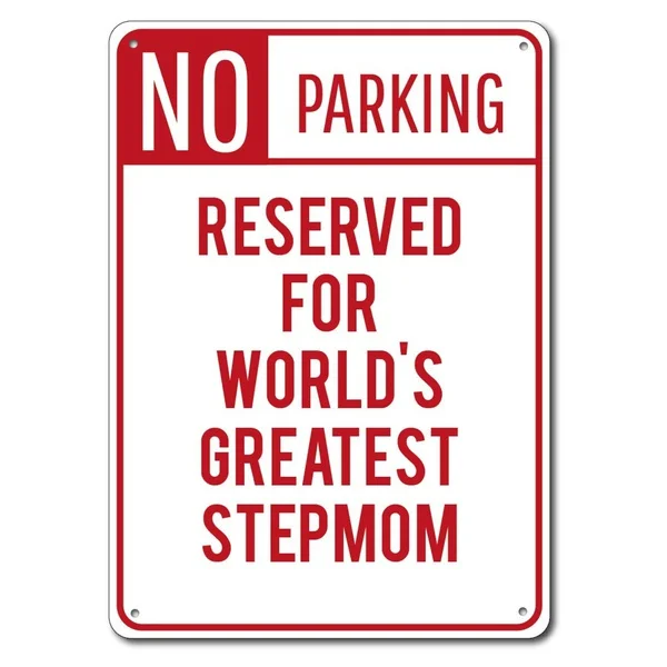 Стояночный знак Stepmom, металлический жестяной знак, знак Stepmom, подарок на день матери, реальный подарок для мамы на Рождество