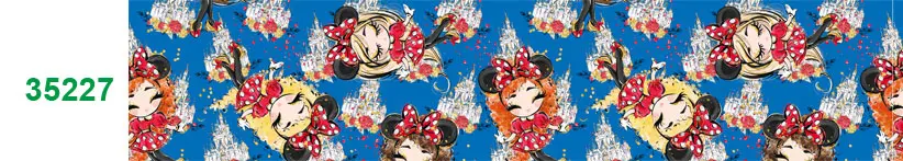 35227 50 ярдов в размер мультфильм ленты напечатаны корсажная лента 35224 - Цвет: 35227