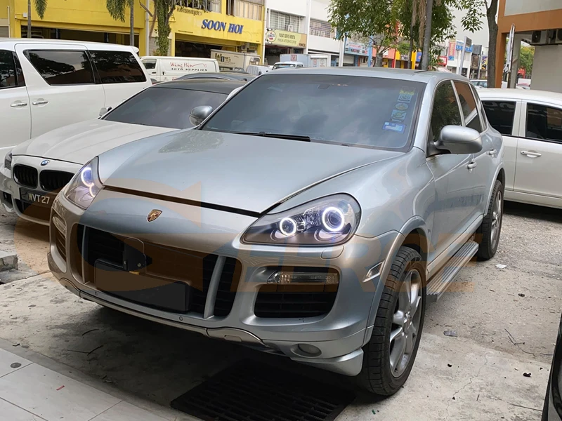 Ультраяркие светодиодные кольца angel eyes для Porsche Cayenne 957 9PA 2007 2008 2009 2010 | Автомобили и