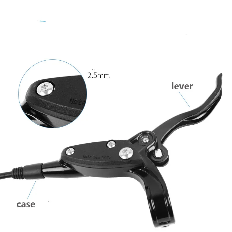 Тормоз велосипедный горный mtb дисковый гидравлический 750мм 1350мм лево право управление передний задний с накладками.