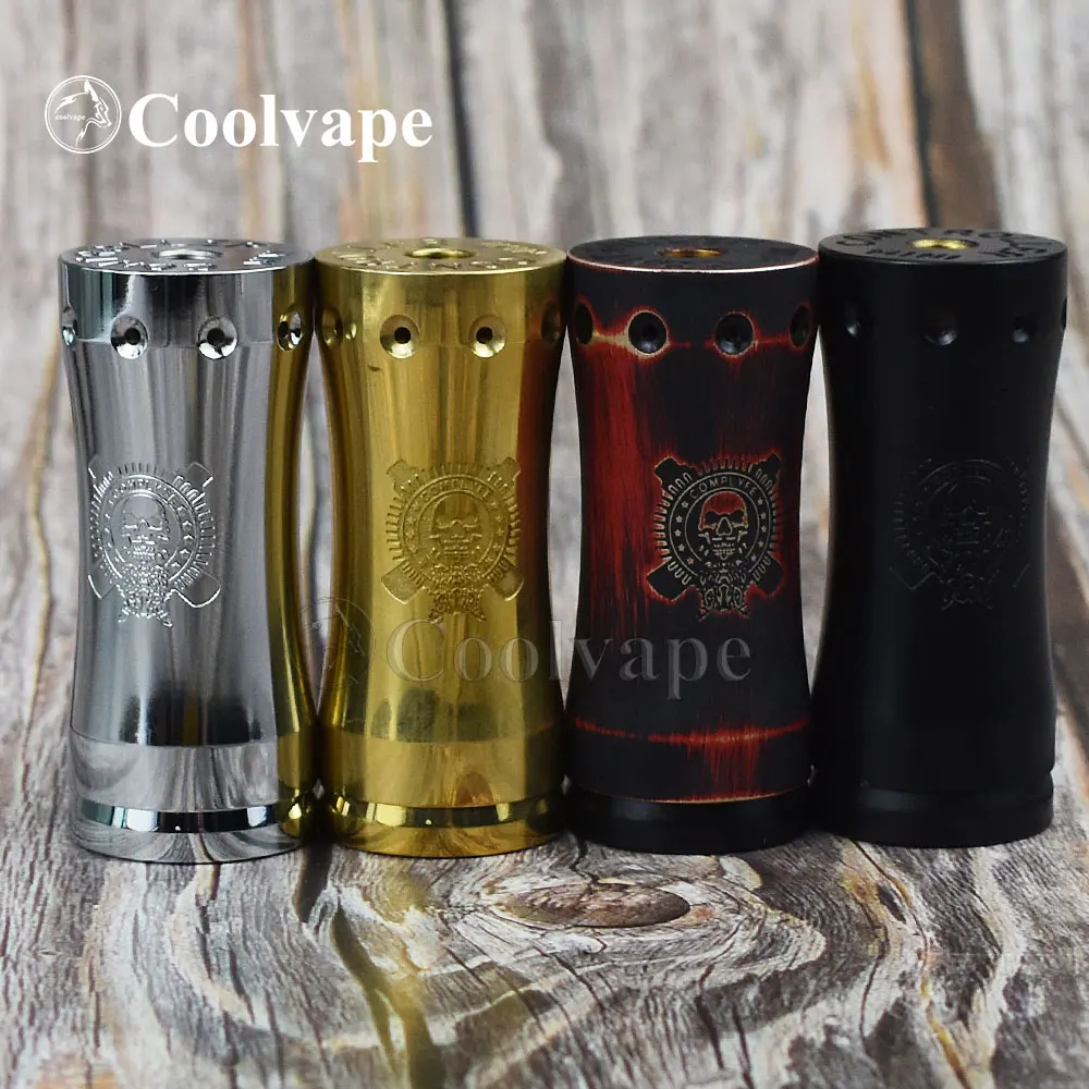 

WOLF COOLVAPE Comp Lyfe Takeover Mini mechanical mod 25mm brass 18350 battery mech mod vape fit 510 rda rta vs ennequadro mod