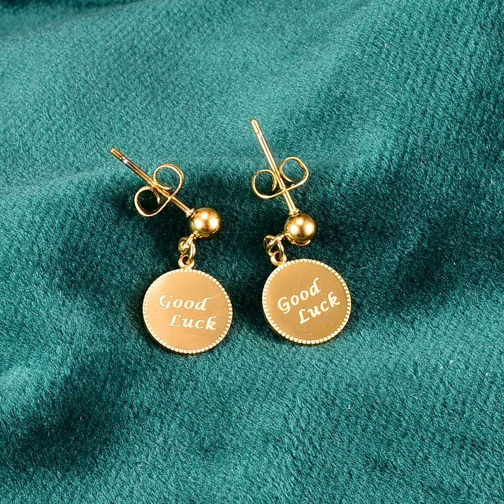 

Оптовая продажа, E119, маленькие серьги-гвоздики с золотыми бусинами