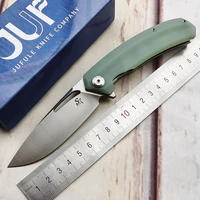 sitivien new st119 real d2 steel ball bearing flipper folding g10 camping hunting kitchen pocket survival outdoor edc tool knife