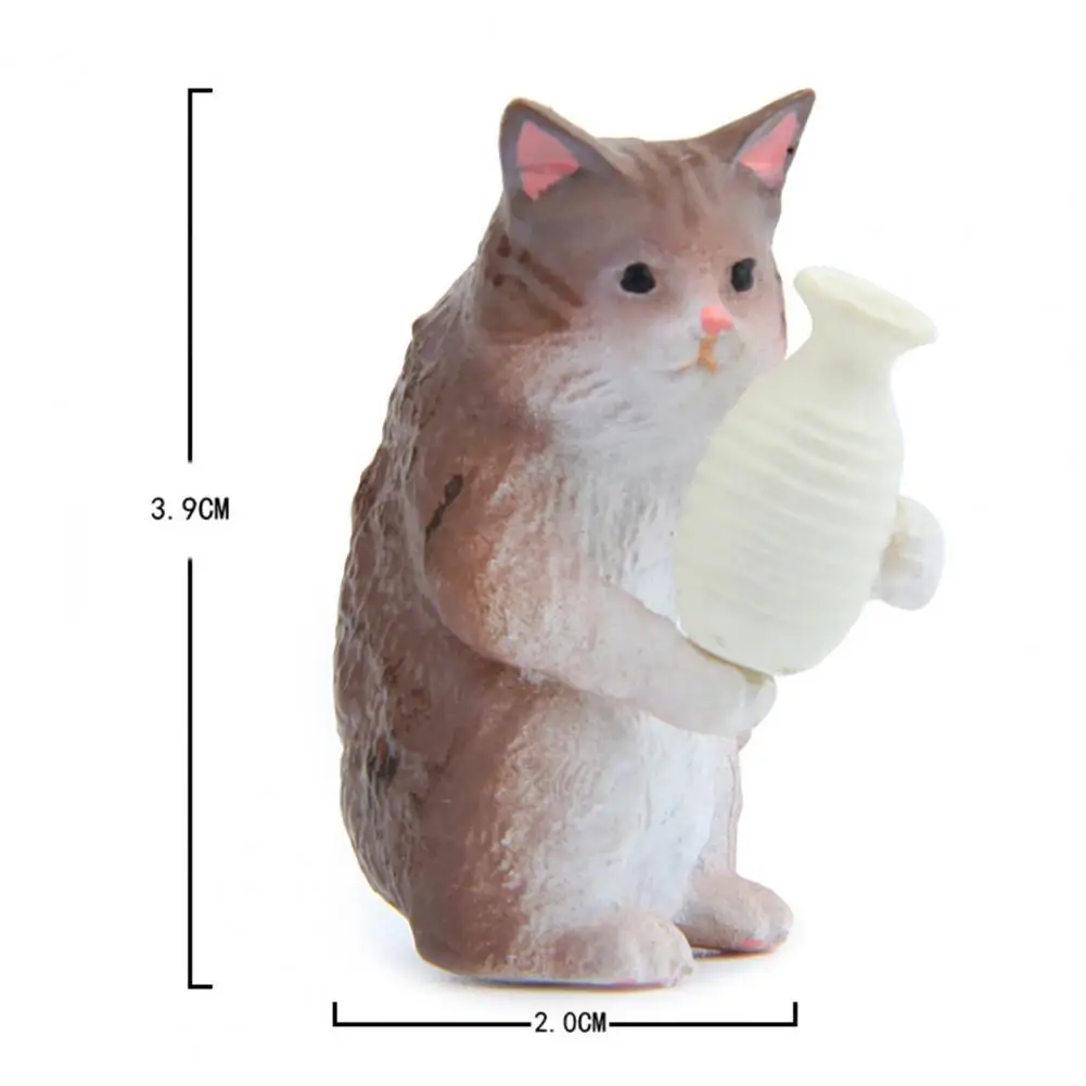 

Japanese Cat Life Version Wild DIY Micro-landscape Model Landscaping Doll Ornaments Table Decor