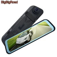 bigbigroad car dvr dash camera cam ips stream rearview mirror for nissan sunny paladin nv200 navara quest 370z patrol juke