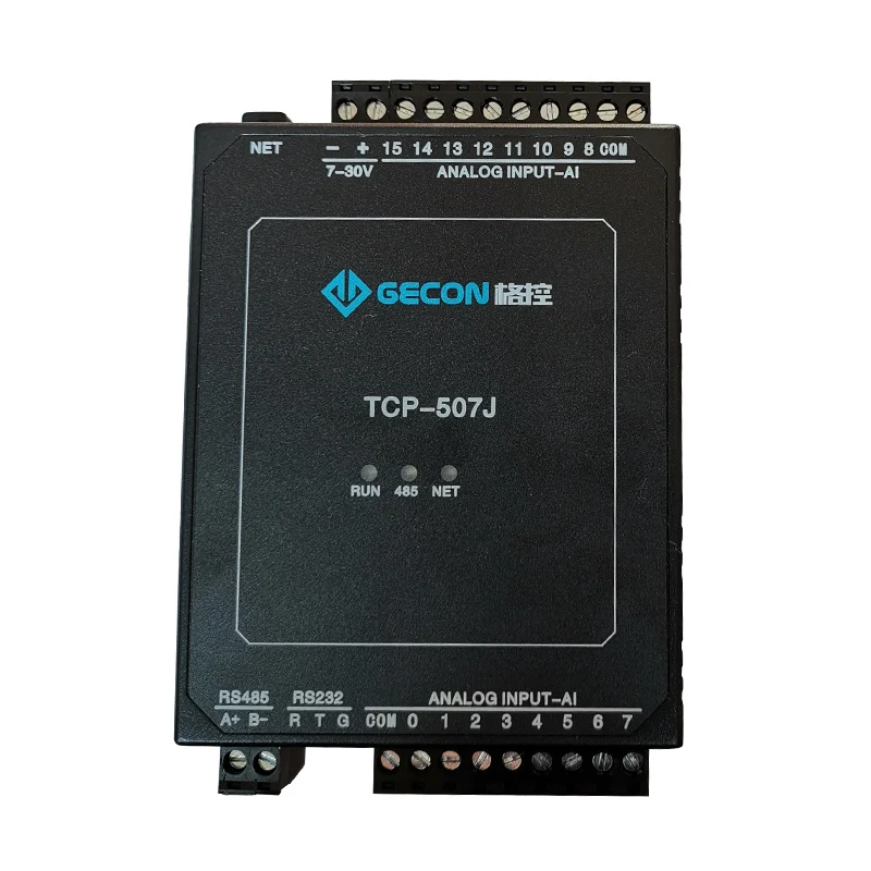 16AI аналоговый вход 4 20mA 0 10V Ethernet RTU модуль 0.1% прецизионная передача ADC|Драйвер