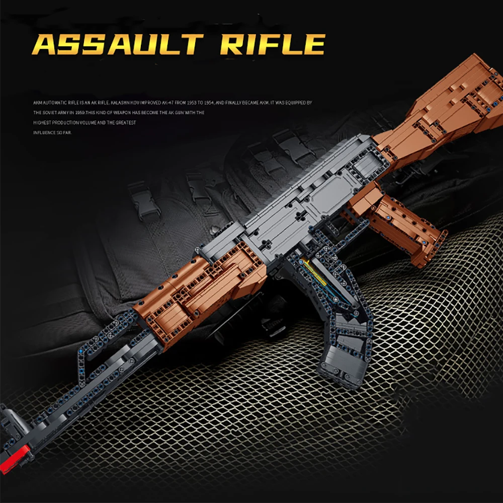 

Military Sniper Rifle Kar98k Model Building Block Guns Set Automatic M416 Creator Bricks Education Games toys for boy Kids Gift