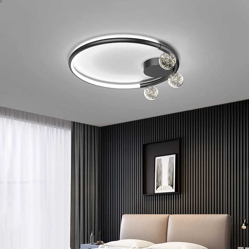 

2021 new master bedroom lamp Nordic luxury ins wind net red starry ceiling lamp modern minimalist personality lamp