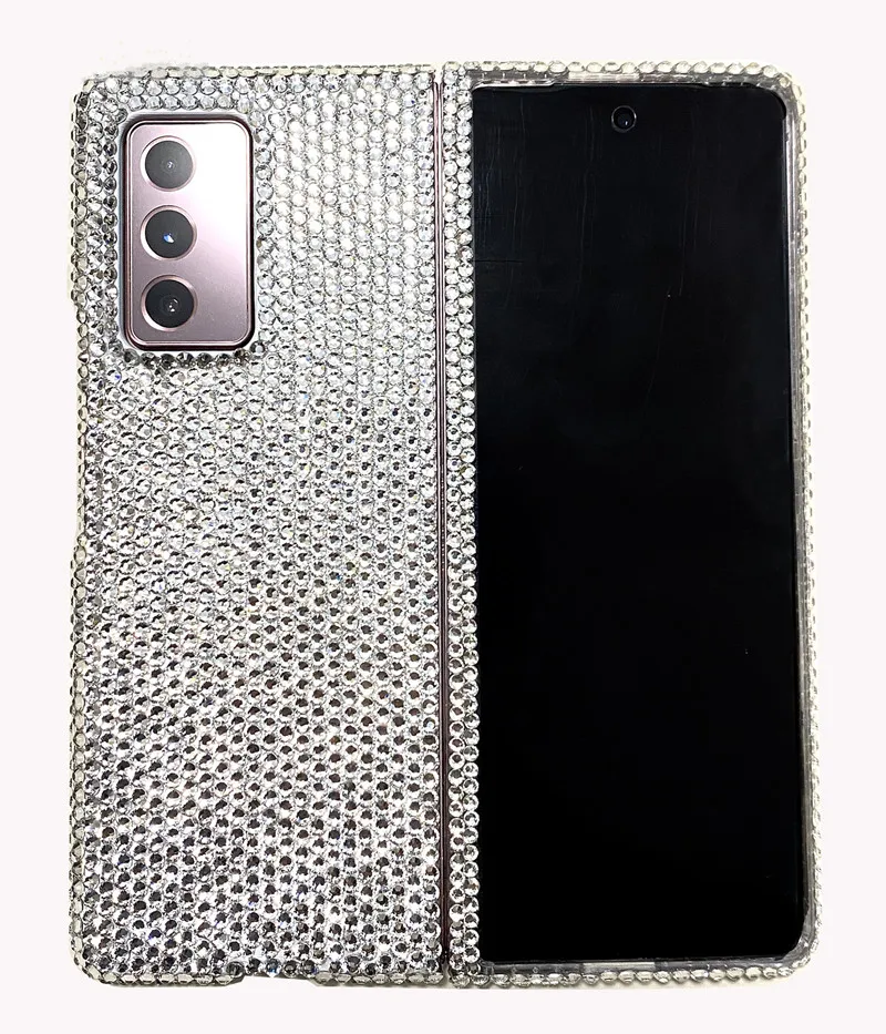 Роскошный блестящий бриллиантовый чехол для Samsung Galaxy Z Складной флип 3 5G Zflip 2 милый