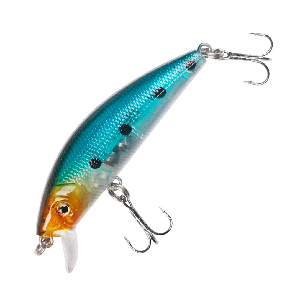 

1Pcs 7cm 8g 3D Luminous Night Fishing Baits Minnow Lure With 6# Hooks Isca Artificial Hard Crankbaits Bass Pike Fishing Tools